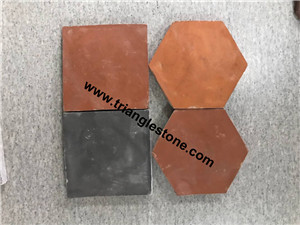 Handmade terracotta flooring tiles 