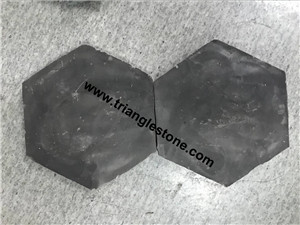 Hexagon terracotta tiles 