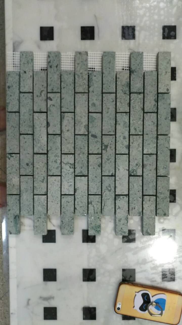 China Green Sukabumi Swimming Pool stone Mosaic 