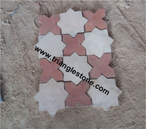 Antique terracotta tiles 